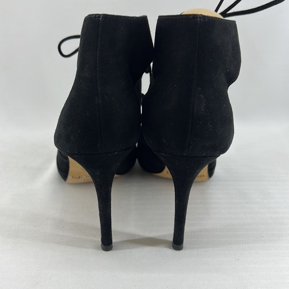 L.K. Bennett Honor Suede Lace-Up Bootie - Picture 6 of 10
